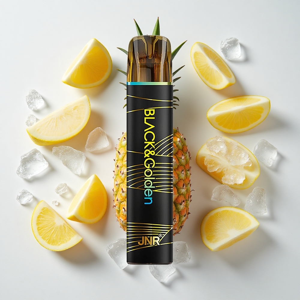 JNR Black&Golden 800 نفخة بخار قابل للتصرف أناناس مثلج