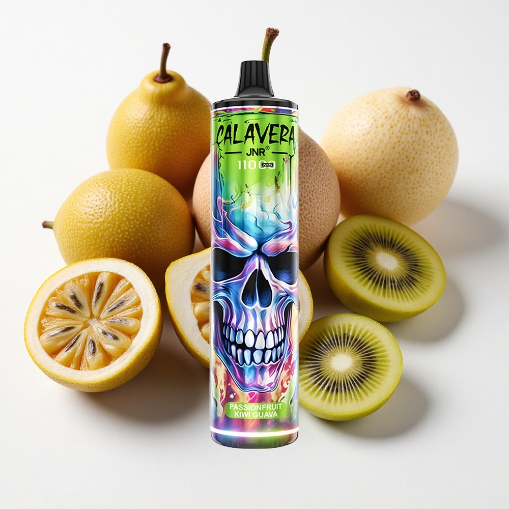 JNR Calavera 11000 نفخة نكهة فاكهة العاطفة والكيوي والجوافة شاحن النوع-C سعة بطارية 850 مللي أمبير