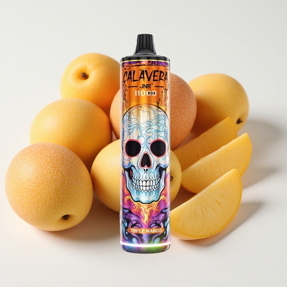 JNR Calavera 11000 نفث جهاز تبخير قابل للتصريف منجا ثلاثي مع شحن النوع-C وسعة بطارية 850 مللي أمبير