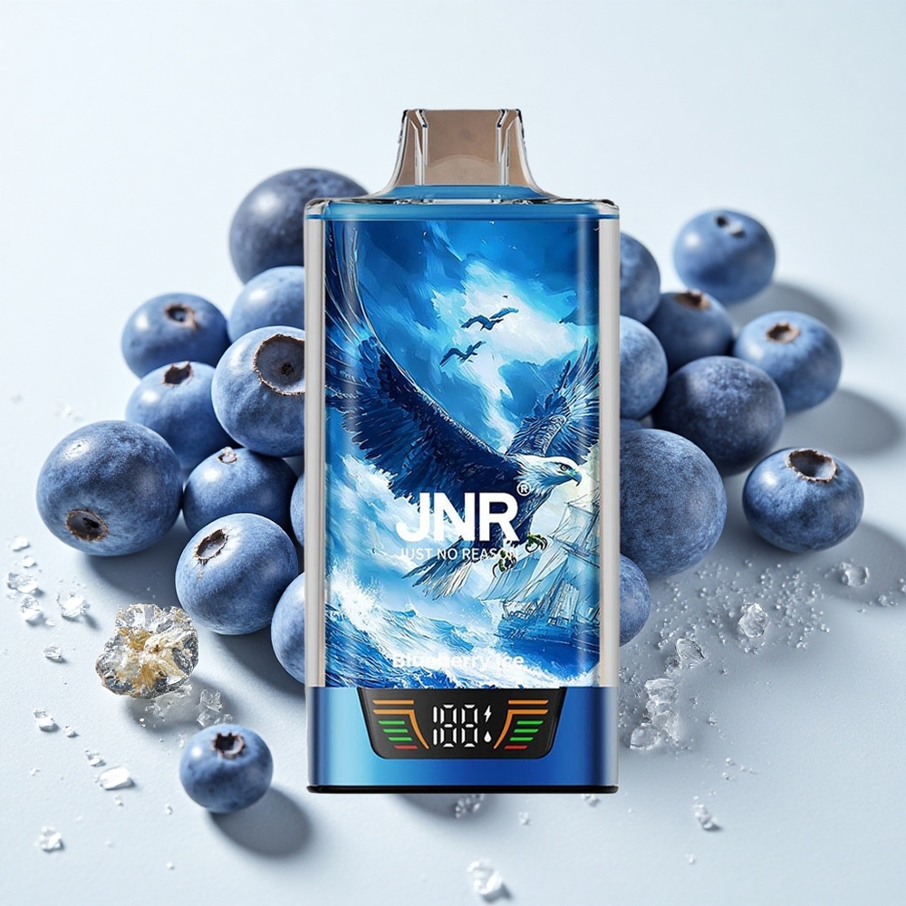JNR Falcon Pro 28000 30مل توت أزرق مثلج شاشة ذكية