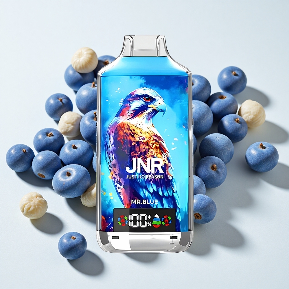 JNR Falcon X 18000 نفخة سعة سائل 24مل أزرق سيد