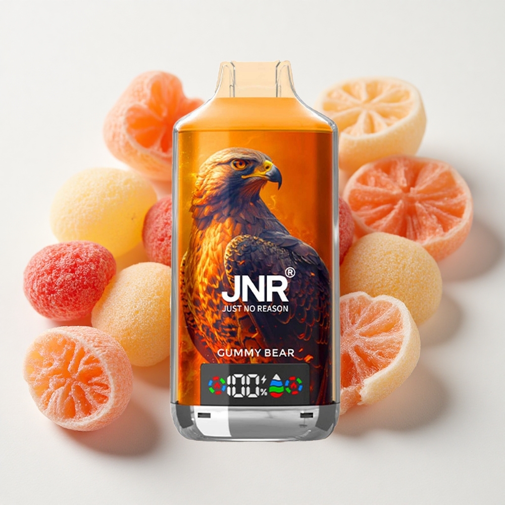 JNR Falcon X 18000 نفخة 750mAh بطارية 24ml سائل حلوى الدب