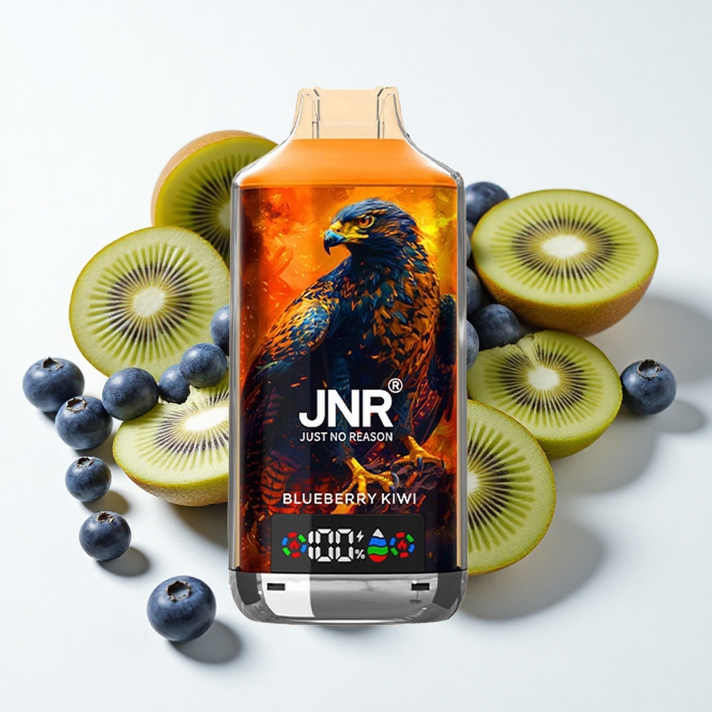 JNR Falcon X 18000 نفخة توت أزرق وكيوي شاشة رقمية شحن نوع-C