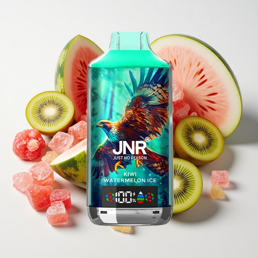 JNR Falcon X 18000 نفثةكيوي بطيخ ثلجي شاشة رقمية شحن سريع النوع-C