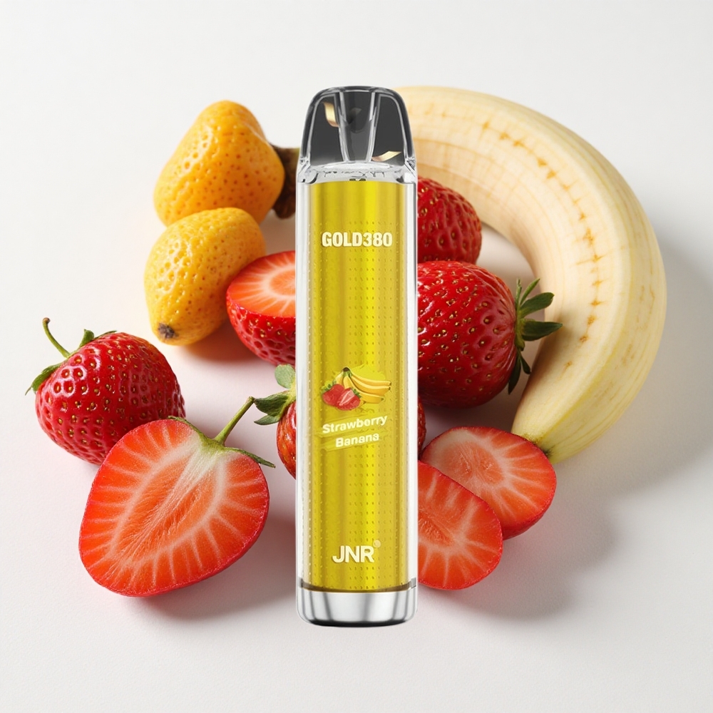 JNR Glod380 6000 نفخة فراولة موز ستروبيري موز 13مل 0٪،2٪،5٪