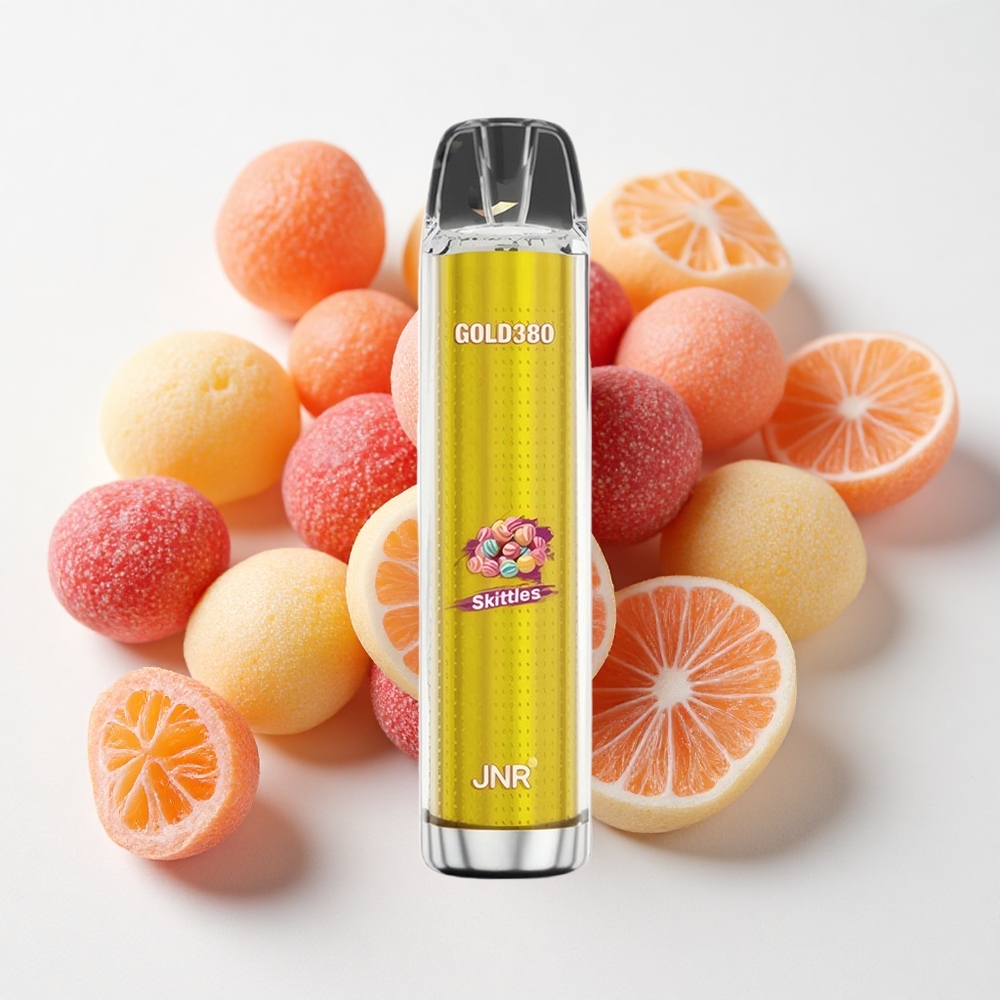 JNR Glod380 6000 نفخة سكيتلز 13مل مستخلص سائل 1500 مللي أمبير