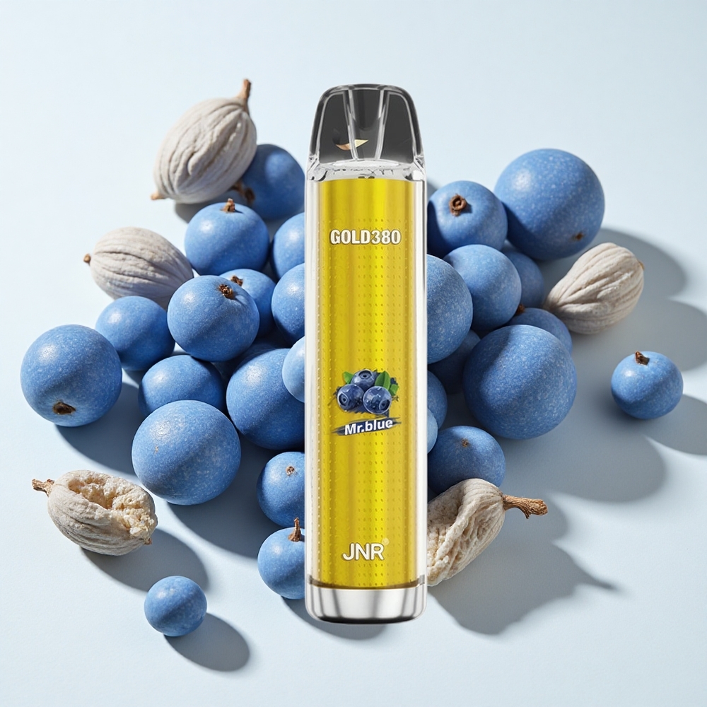 JNR Glod380 6000 نفخة سيجارة إلكترونية Mr Blue أزرق 1500mAh 13ml