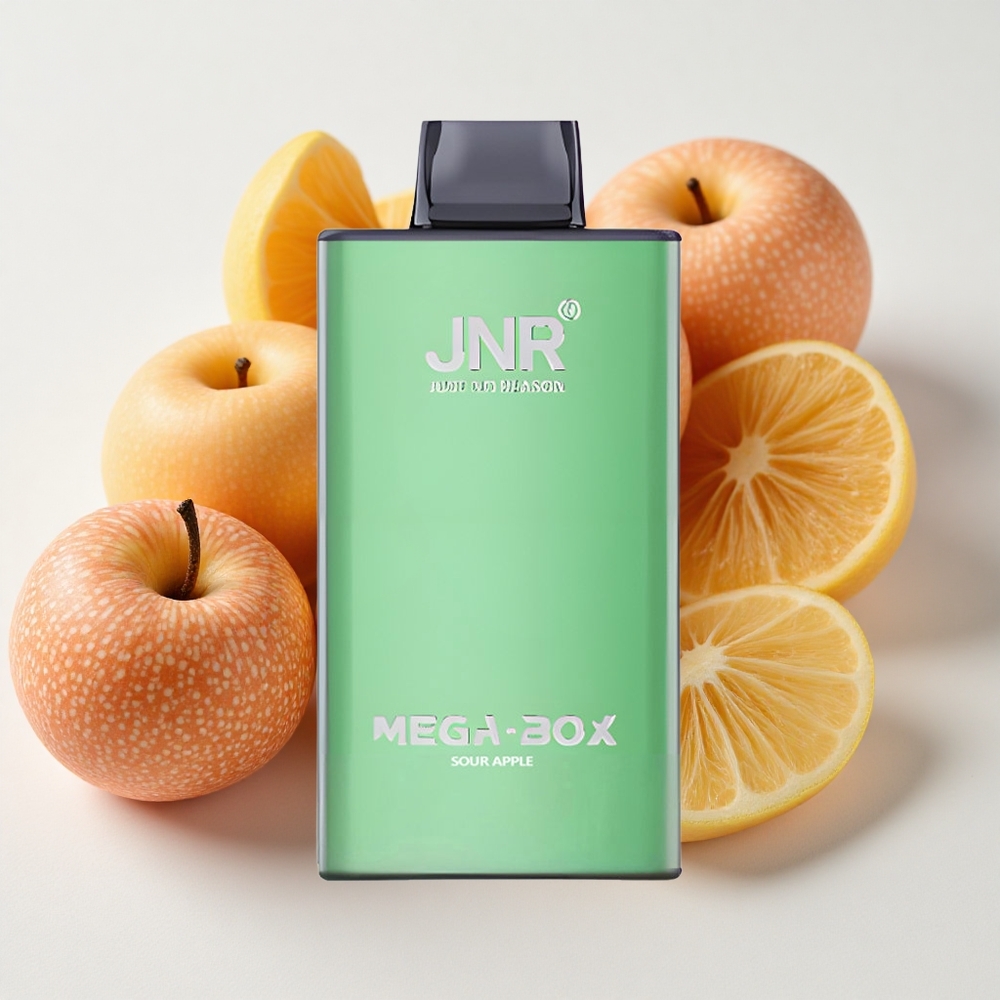 JNR Mega Box 25000 نفخة سور أبل 30مل وعمر بطارية 850 مللي أمبير