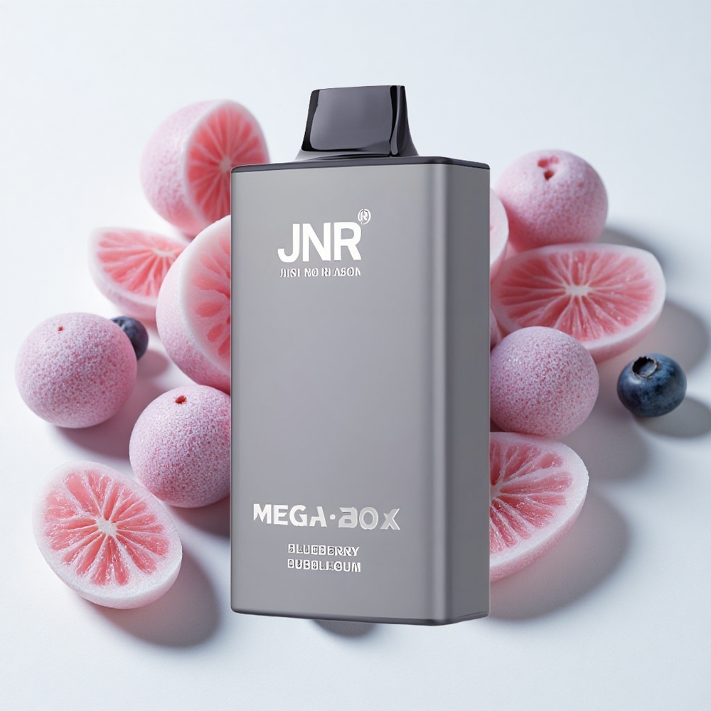 JNR Mega Box 25000 نفخة سيجارة إلكترونية 30مل بنكهة التوت والعلكة الزرقاء