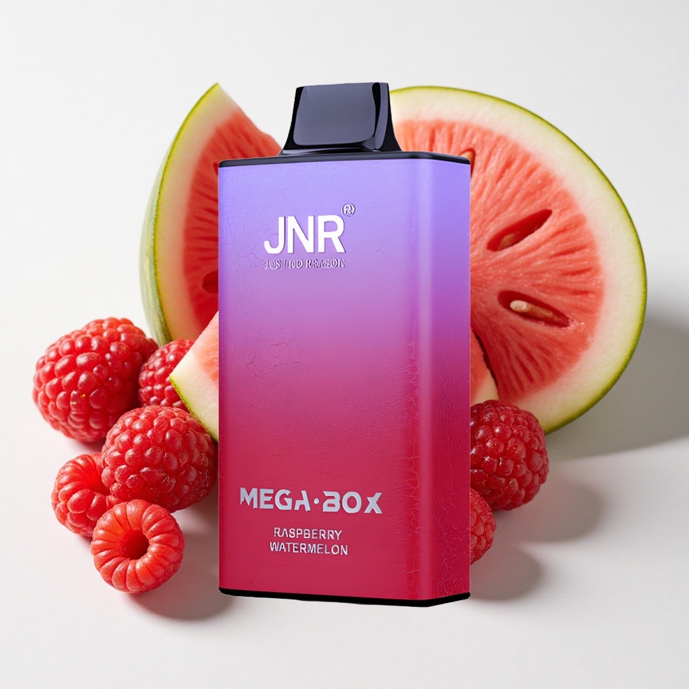 JNR Mega Box 25000 نفخة سحابة إلكترونية توت العليق بطيخ 30ml سعة البطارية 850 مللي أمبير
