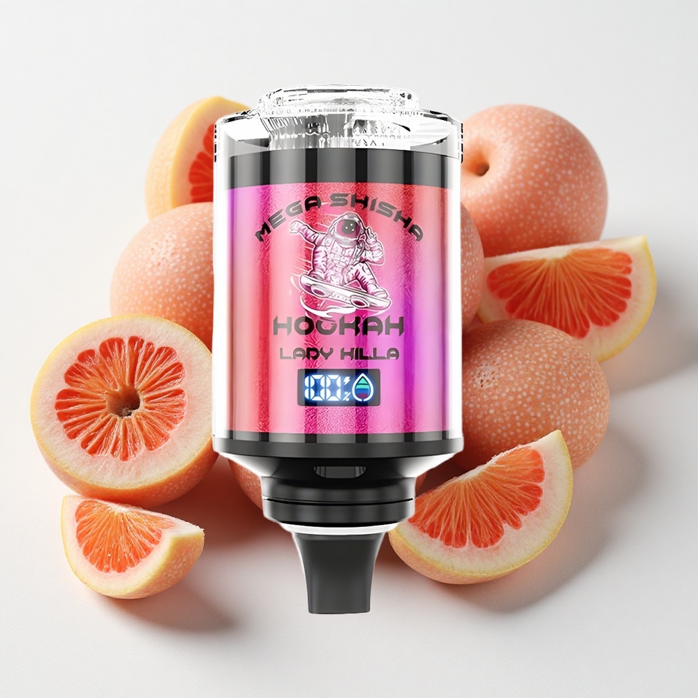 JNR Mega Shisha Hookah 100K توافق سطح المكتب سعة 60 مل سيدة القاتلة
