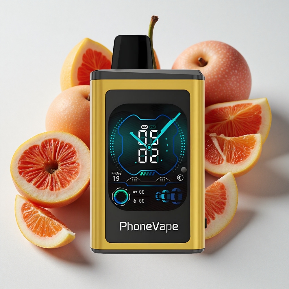 JNR PhoneVape 30000 نَفخة سيجارة إلكترونية فابينج فاب بطارية سعة البطارية 850 مللي أمبير شاشة كاملة