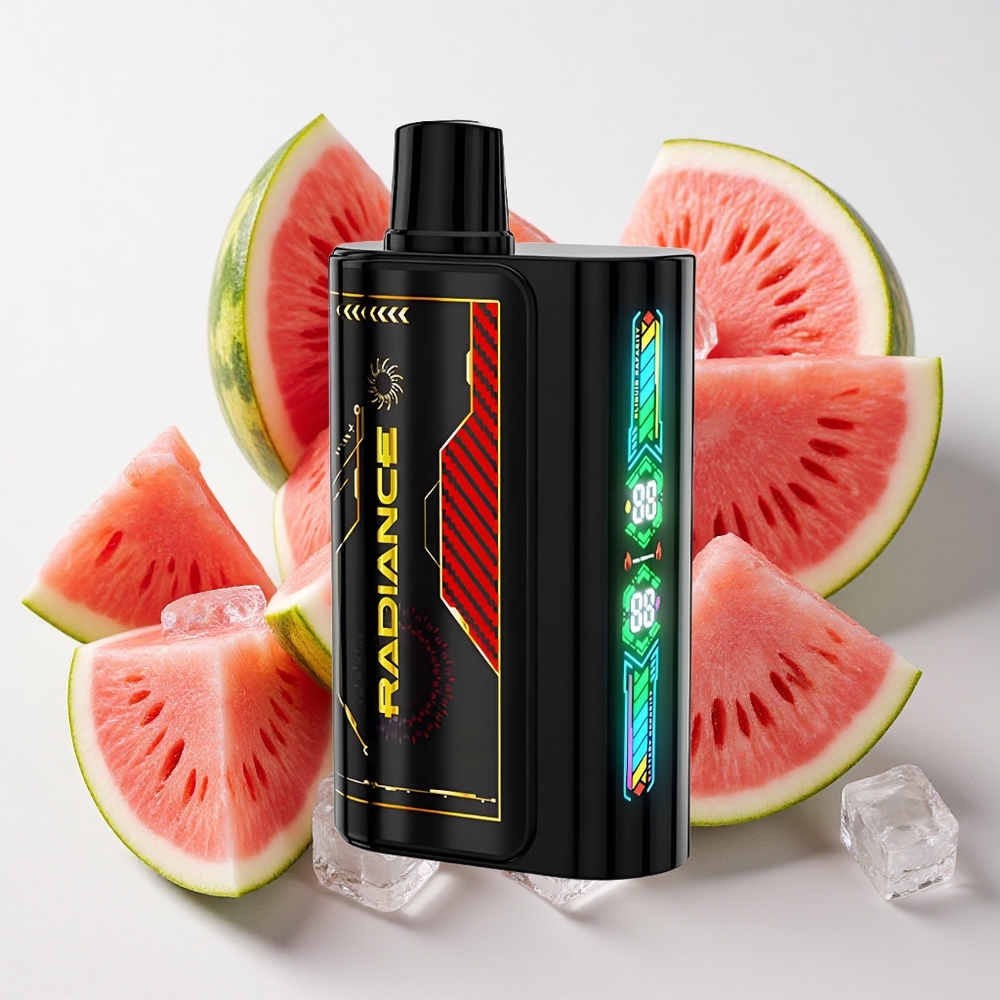 JNR Radiance 31000 نفخة تبغ إلكتروني بطعم بطيخ مثلج شاشة ذكية