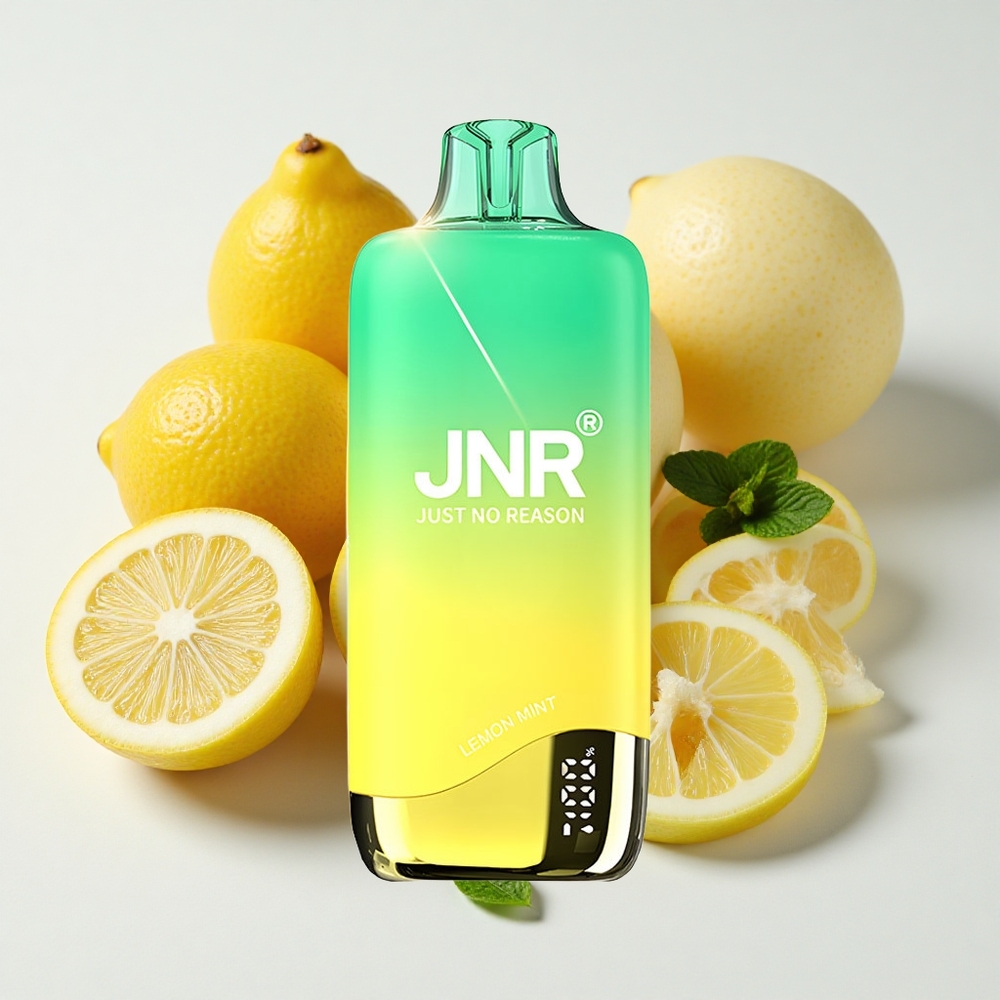 JNR Rainbow 10500 نفخة سيجارة إلكترونية ليمون نعناع 18ml USB النوع-C