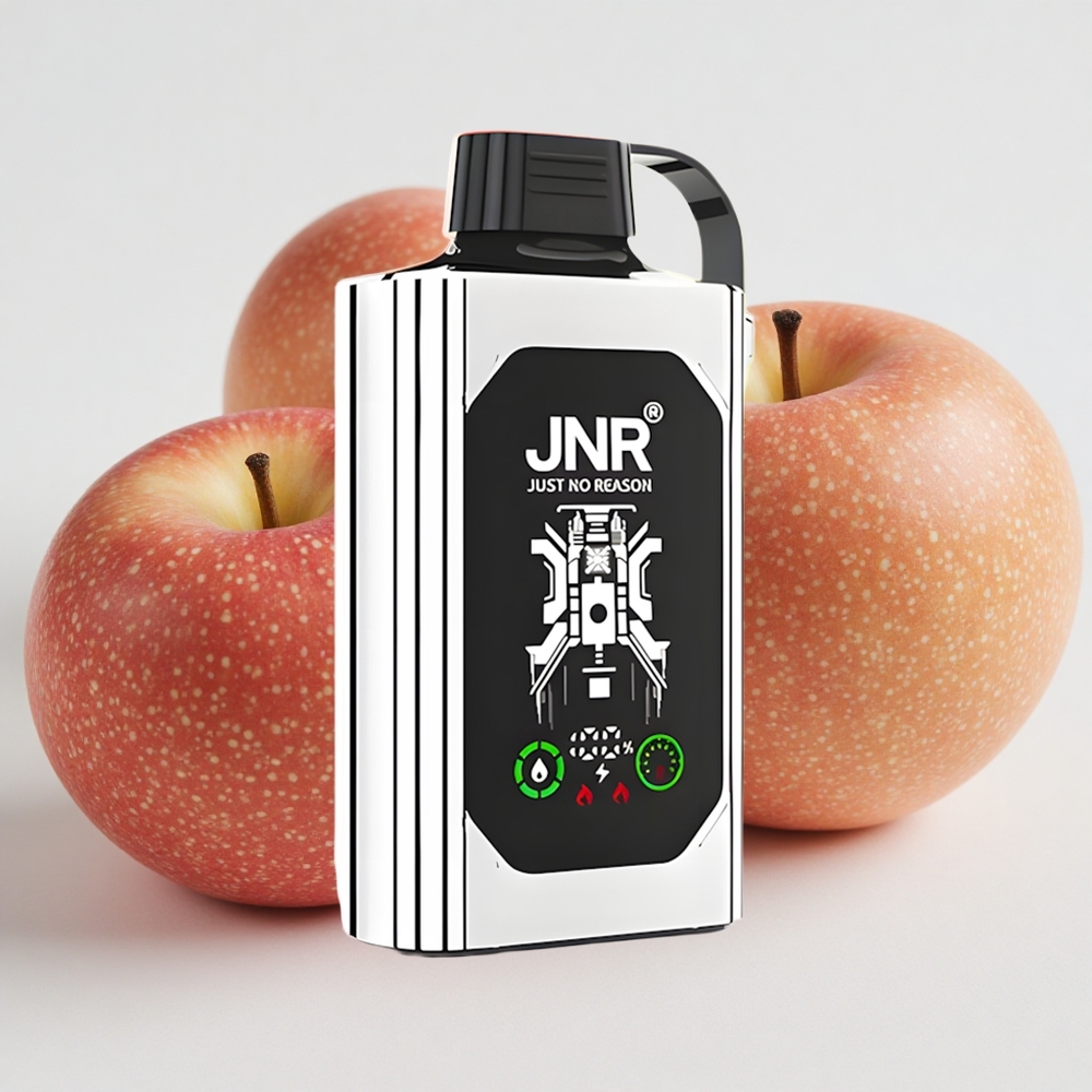 JNR Shisha Hookah Box 20500 نفخة تبغ تفاح مزدوج شاشة عالية الدقة وشاحن سريع النوع-C