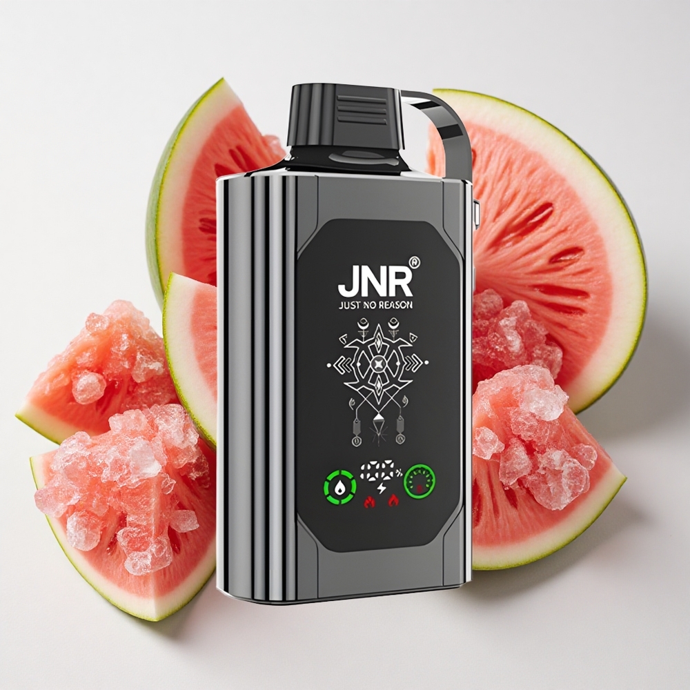 JNR Shisha Hookah Box 20500 نفخة شيشة نكهة البطيخ المثلج مع شاشة عالية الدقة ونوع-C شحن سريع