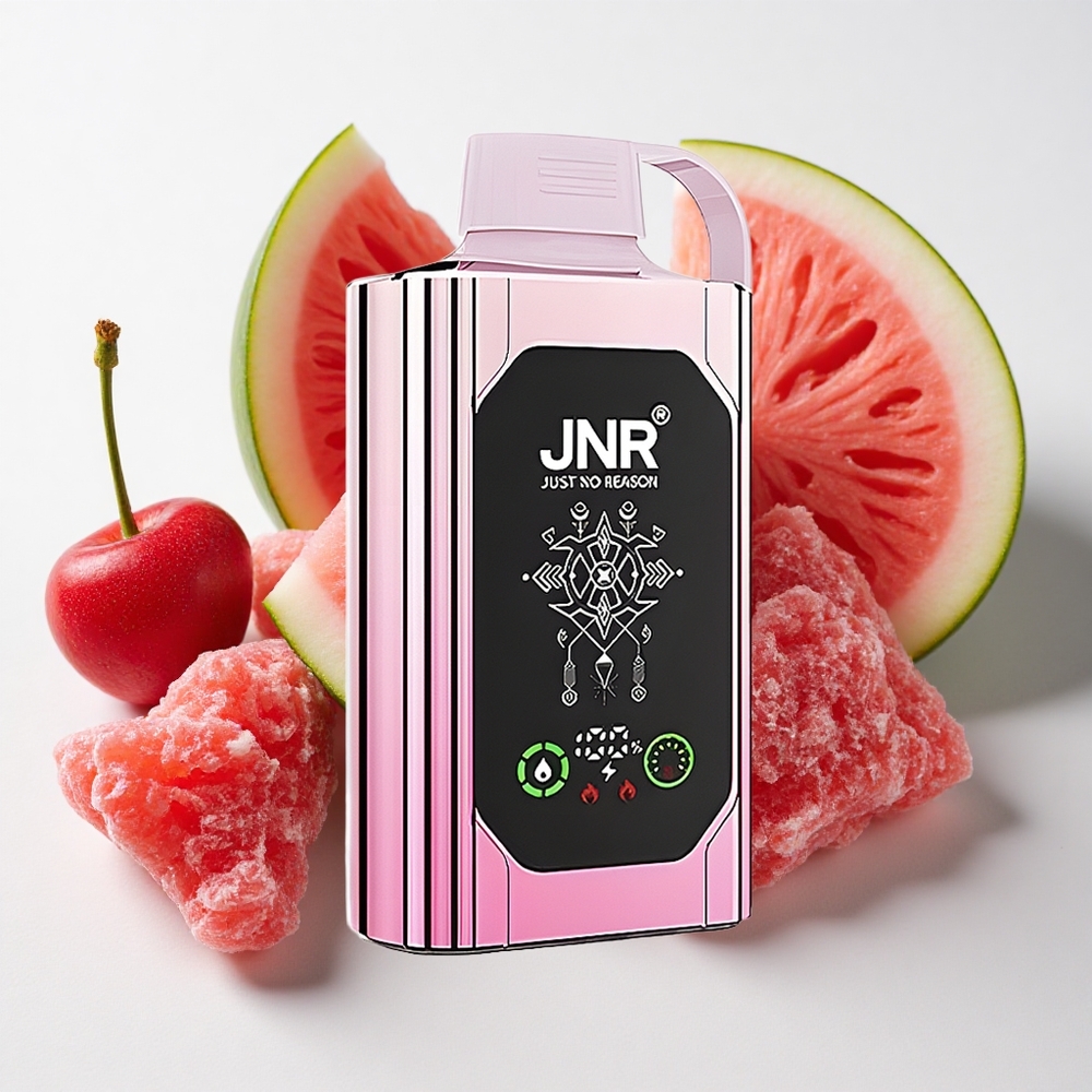 JNR Shisha Hookah Box 20500 نفخة كرزي بطيخ مجمد شاشة عالية الدقة