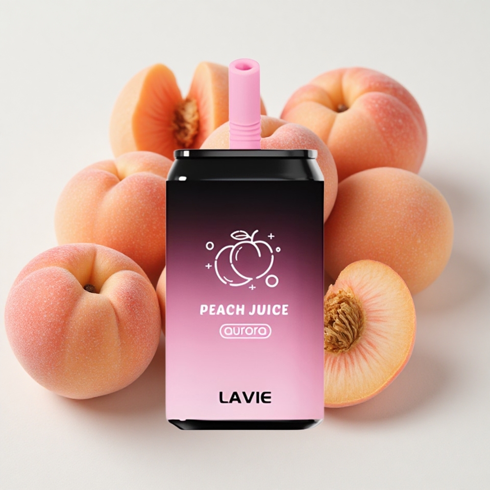 LAVIE Aurora 11000 نفخة عصير الخوخ سعة 22ML شاحن النوع-C