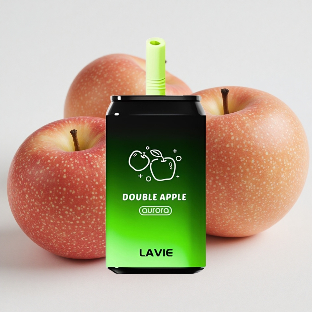 LAVIE Aurora 11000 نفخة تفاح مزدوج سعة 22ML شحن النوع-C