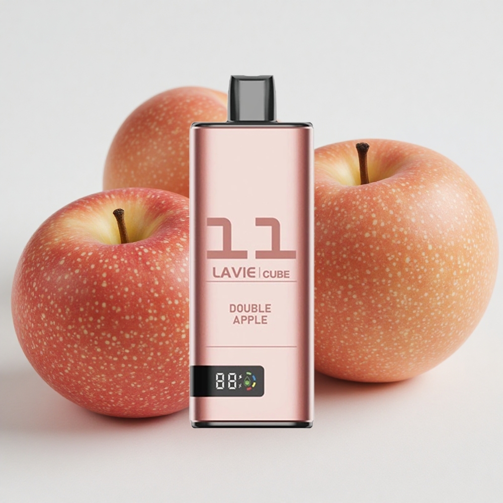 Lavie Cube 20000 نفخة بخاخ تفاح مزدوج 28مل 600mAh