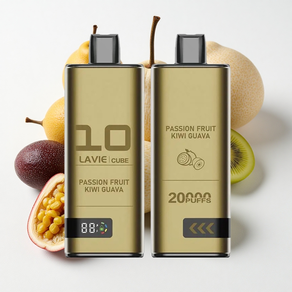 Lavie Cube 20000 نفخة فايب لمرة واحدة جوافة فاكهة العاطفة كيوي 28مل 600mAh
