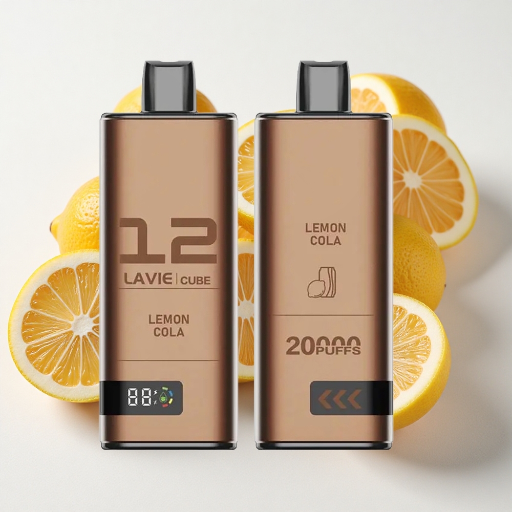 Lavie Cube 20000 نَفخة فايب للتخلص منه ليمون كولا ببطارية 600 مللي أمبير