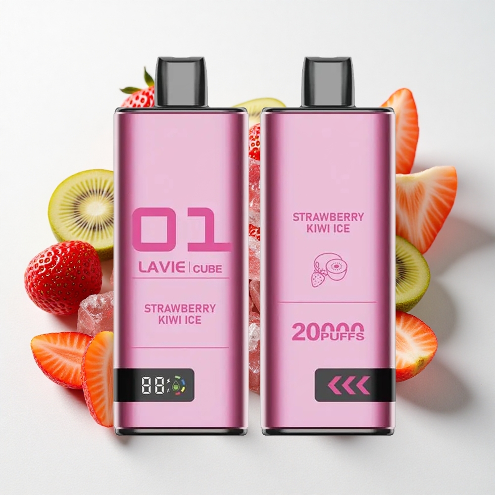 Lavie Cube 20000 نفخة ستروبيري كيوي آيس disposable vape 28مل