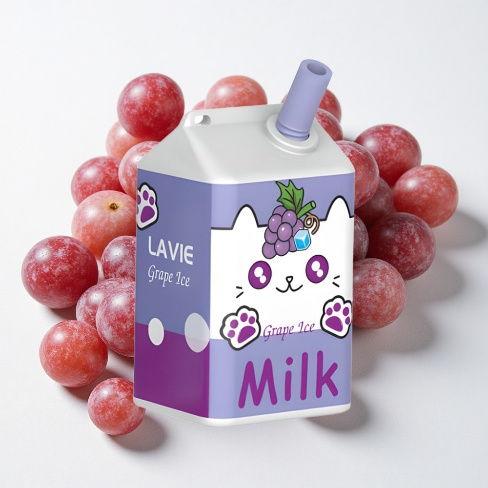 LAVIE Milk 7000 نفخة تبخير عصير العنب الثلجي 16ML النوع-C