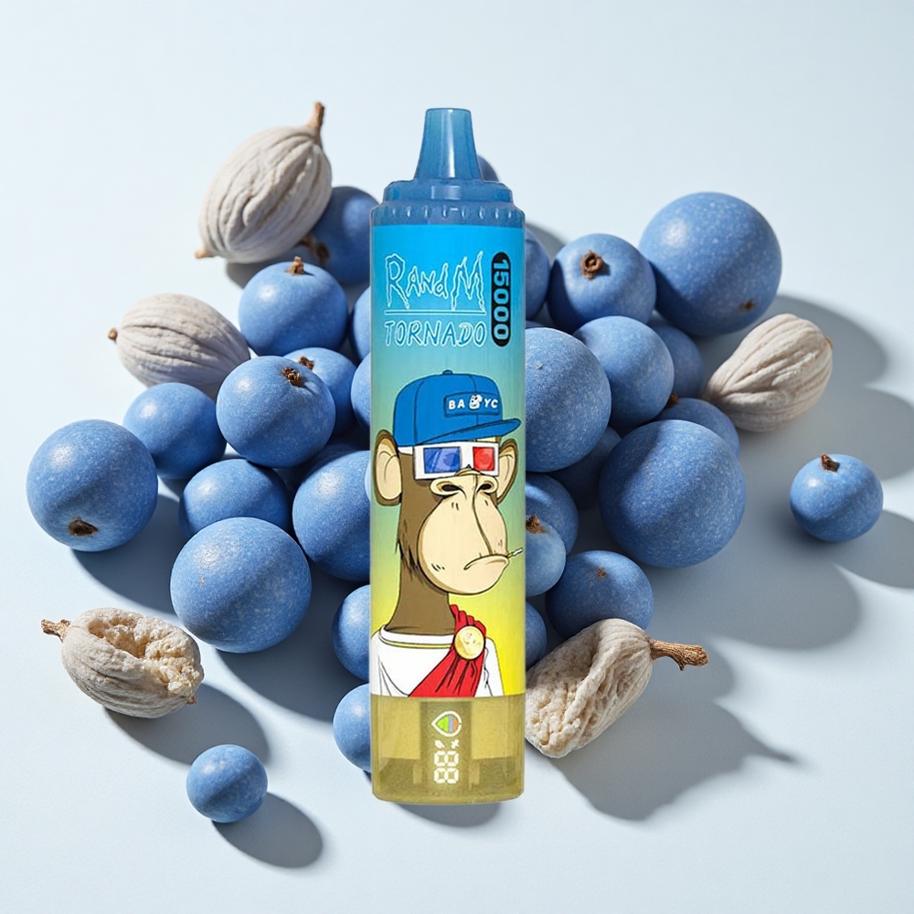 RandM Fumot Tornado 15000 نفخة سعة 25 مل Mr Blue أزرق