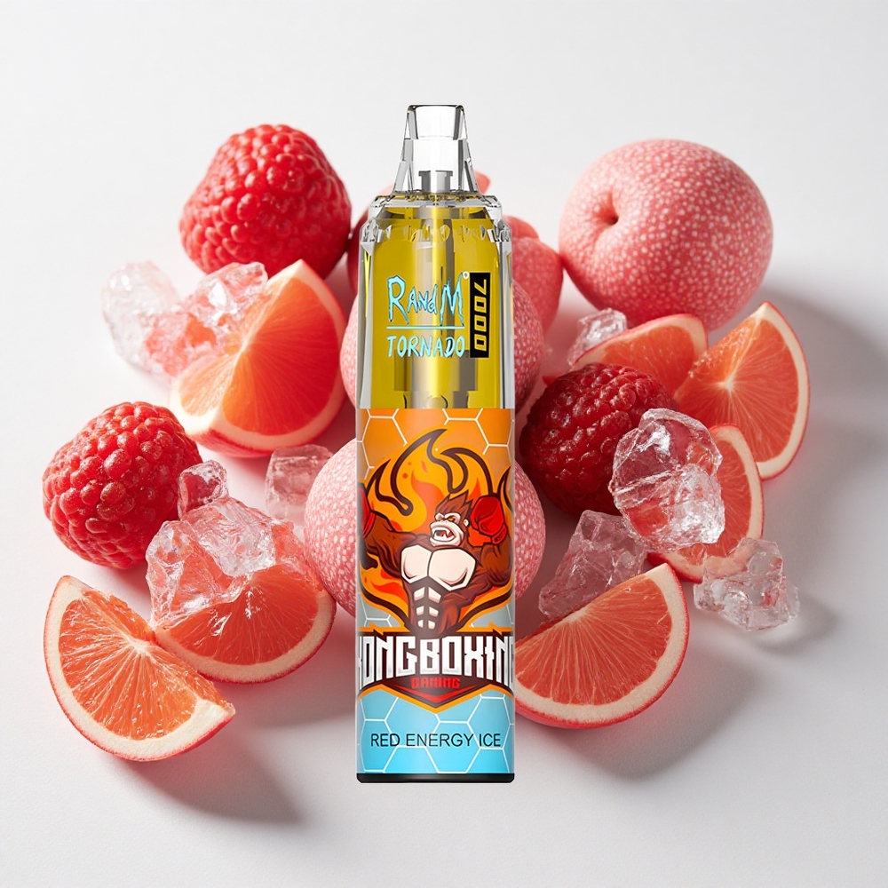 RandM Fumot Tornado 7000 نَفَثات 14 مل سائل إلكتروني Red Energy Ice