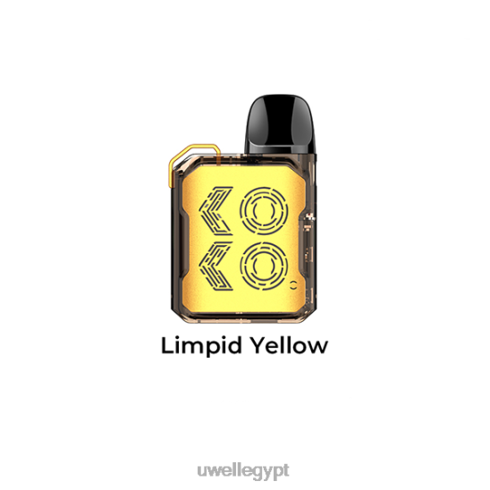 UWELL CALIBURN GK2 طقم جراب | UWELL Cairo أصفر شفاف T28B8103