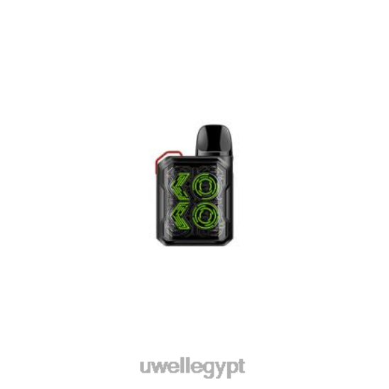 UWELL CALIBURN GK2 طقم جراب | UWELL Disposable Vape أسود لامع T28B8100